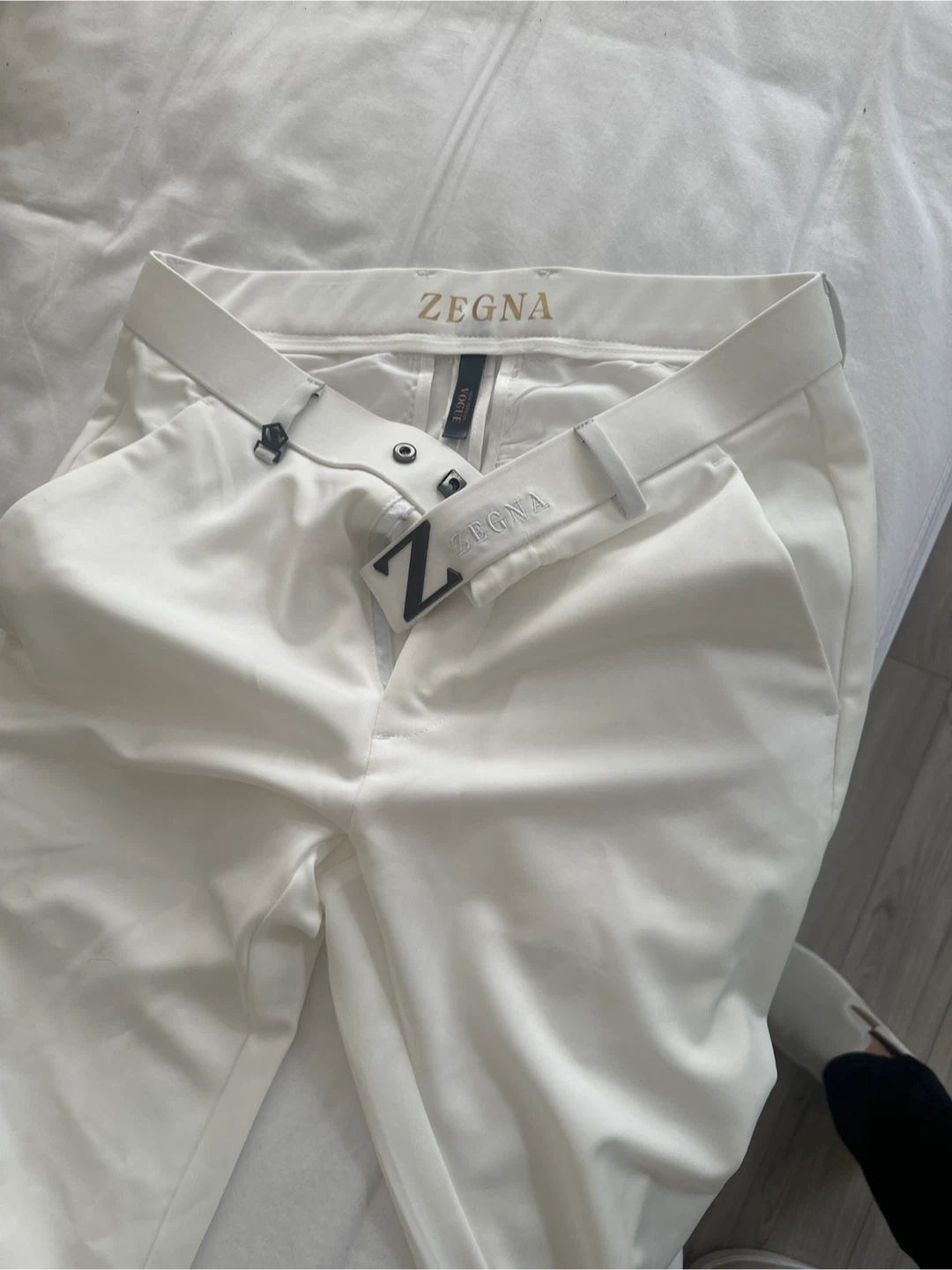 ZEGNA White Dress Pants - photo 2