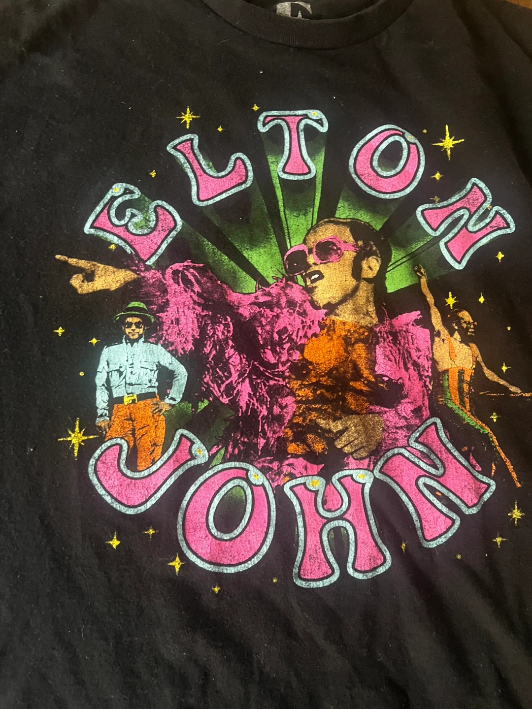 Vintage Elton John Graphic T-Shirt - photo 2