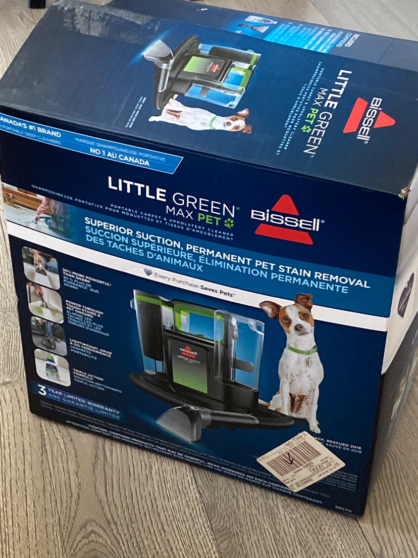 Bissell Little Green Max Pet Portable Carpet Cleaner - photo 3
