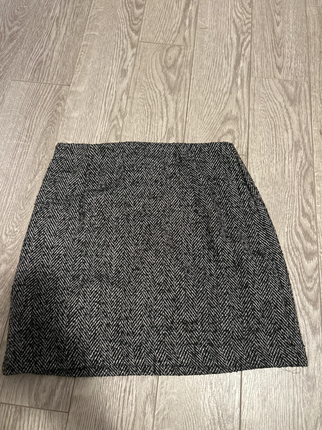 H&M Herringbone Mini Skirt