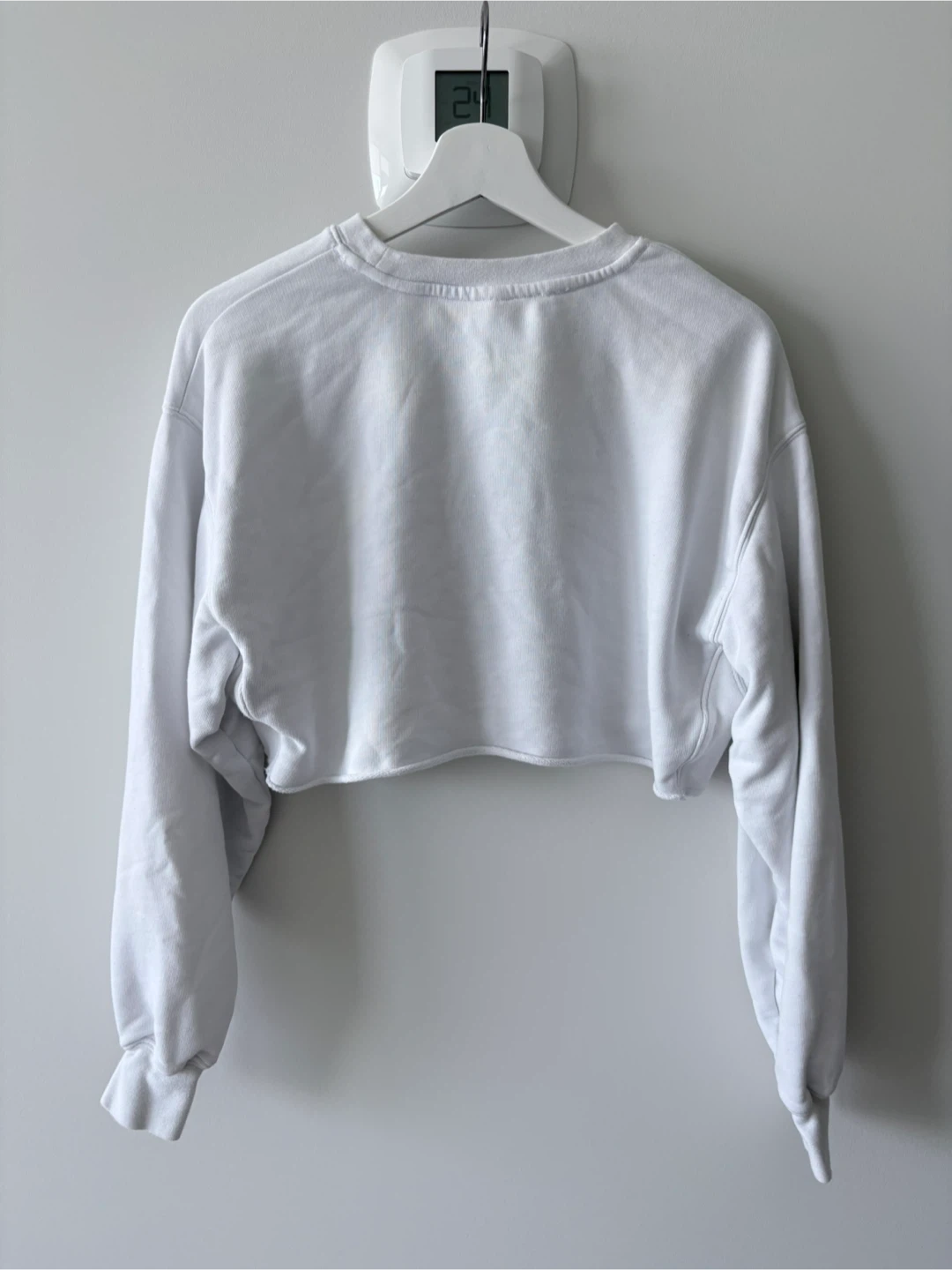 The Constant. White Cropped Sweatshirt - photo 2