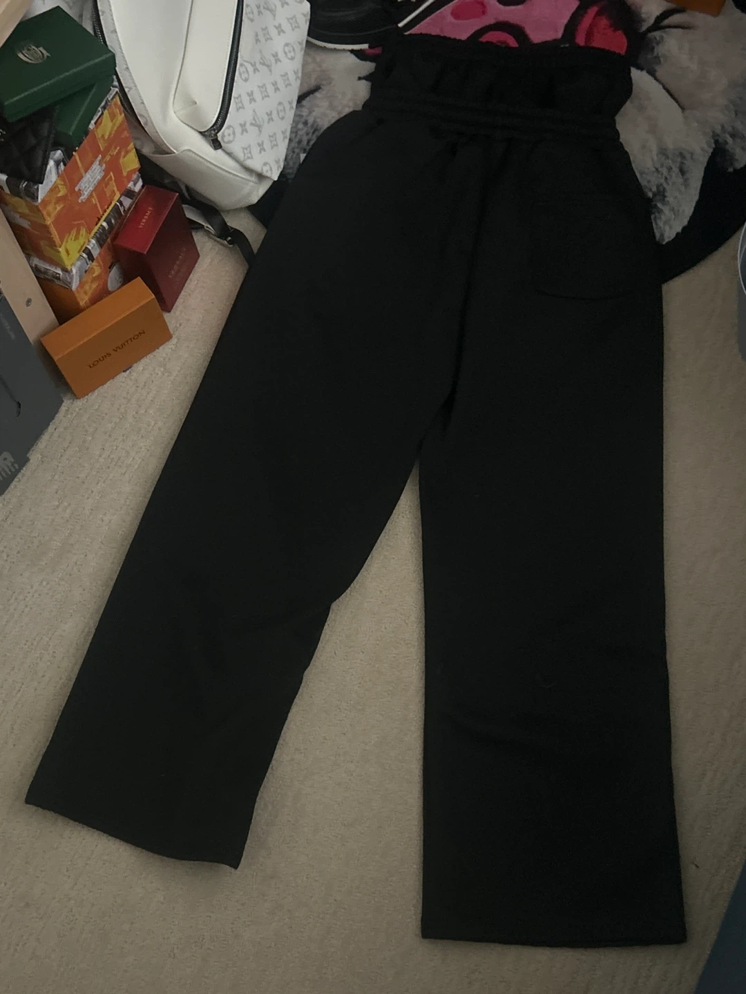 Black double waisted sweatpants - photo 3