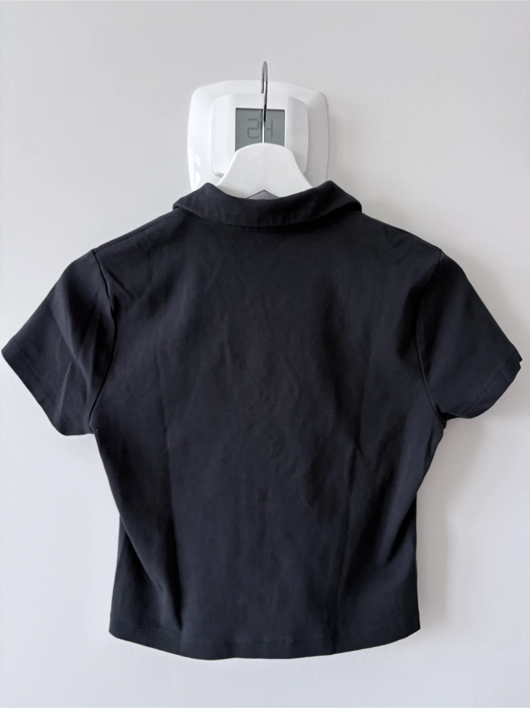 UNIQLO Black Short Sleeve Collared Shirt XS - photo 3