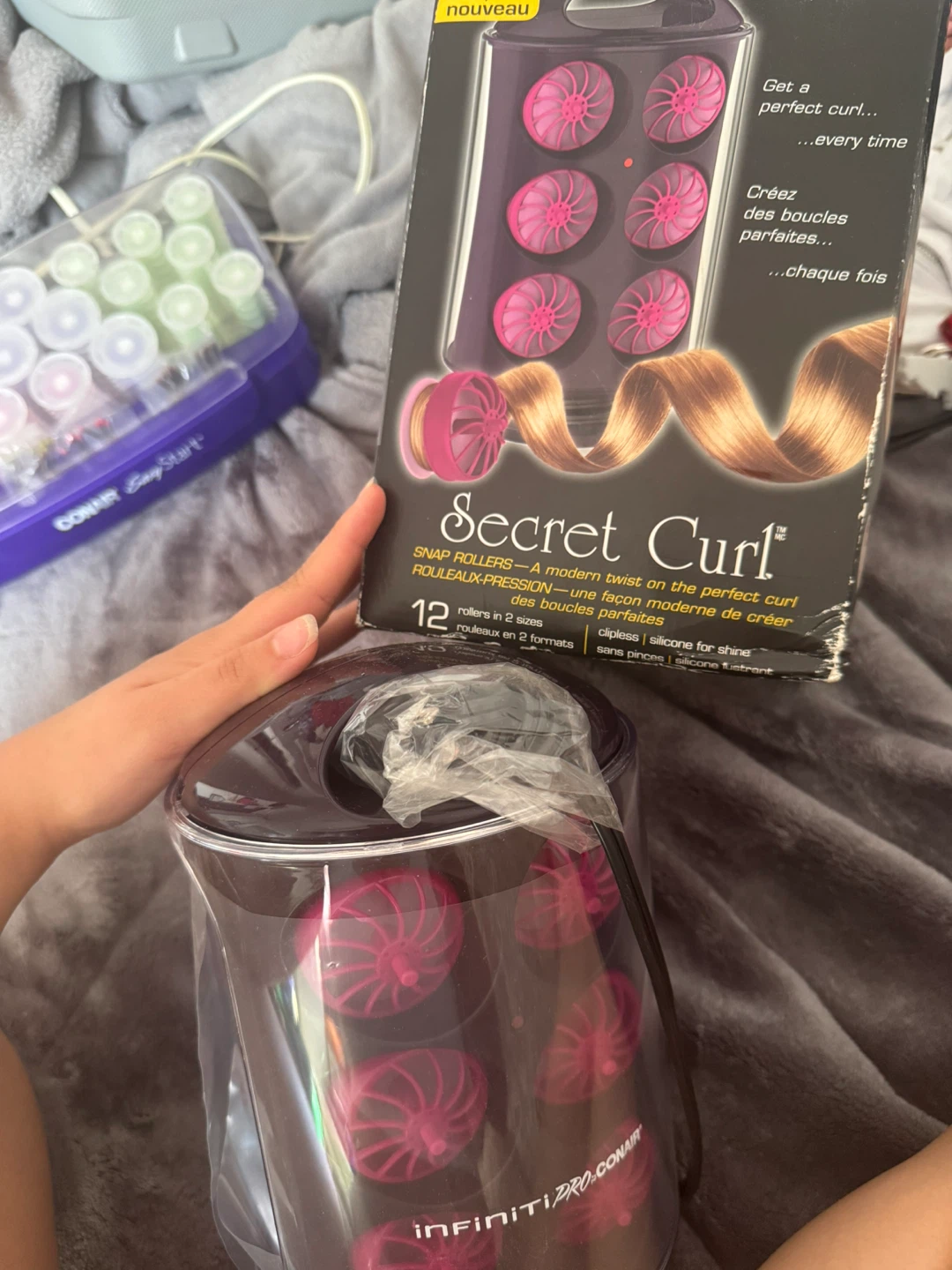 Conair Infiniti Pro Secret Curl Heated Roller Set