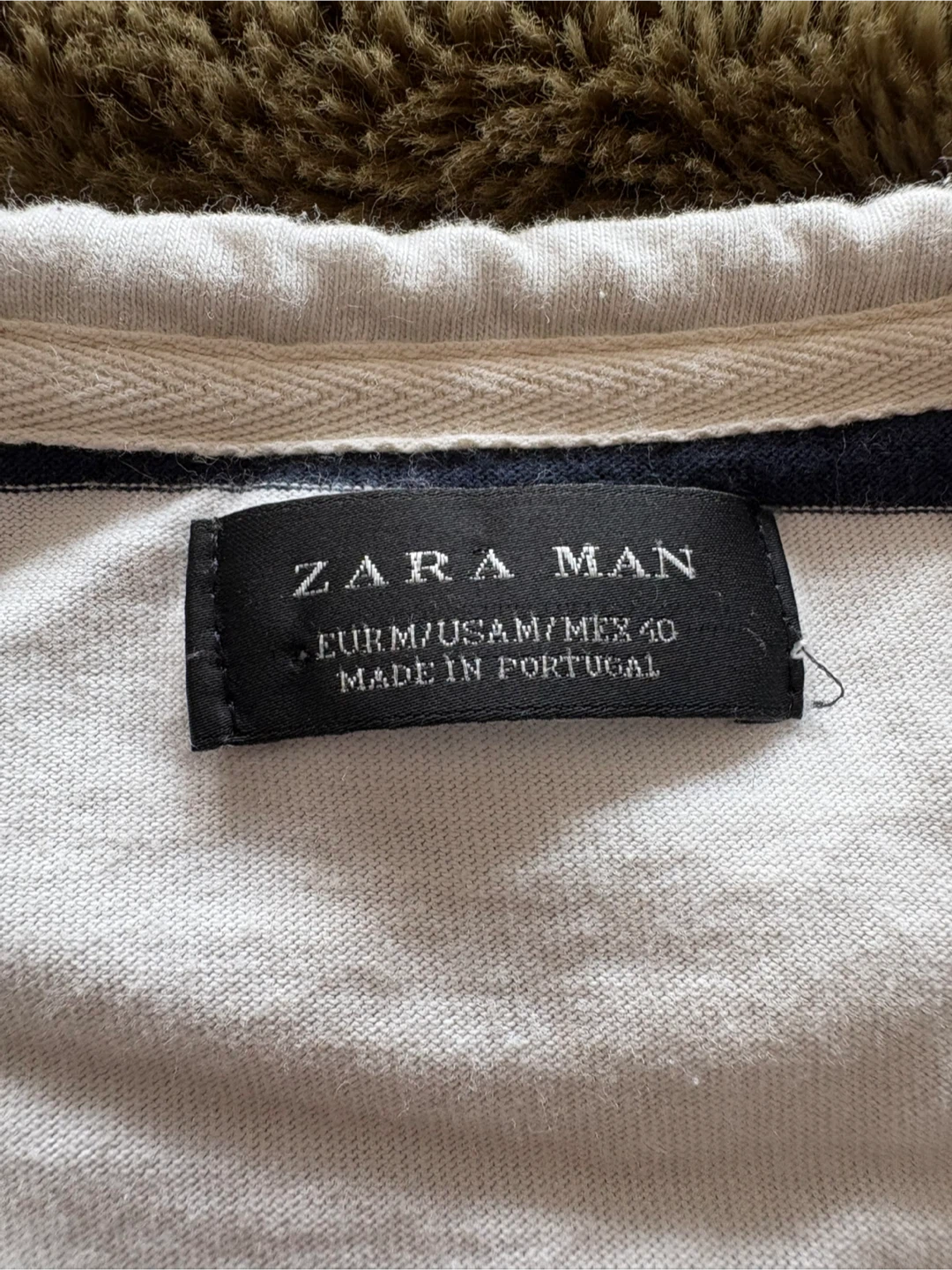 Zara Man Striped T-Shirt - Size Medium - photo 2