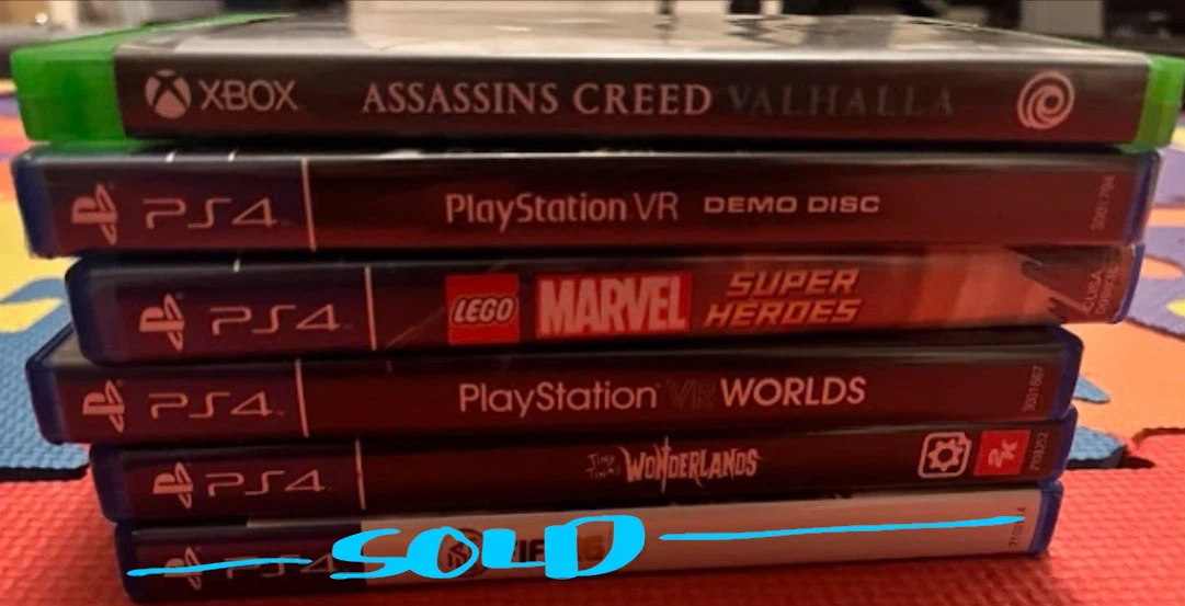 PS4 Games (and one XBOX Series X game)