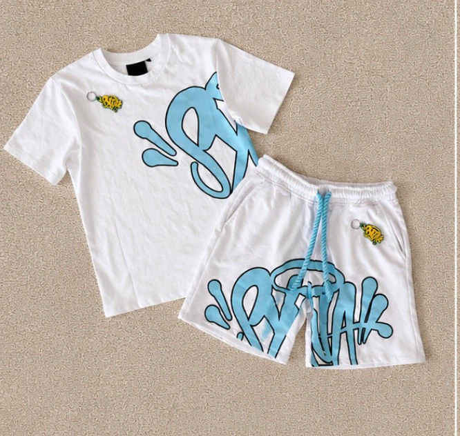 Syna World White & Blue Shirt + Shorts Set - photo 2