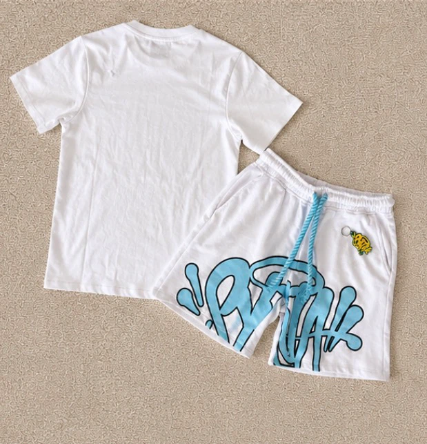 Syna World White & Blue Shirt + Shorts Set - photo 3