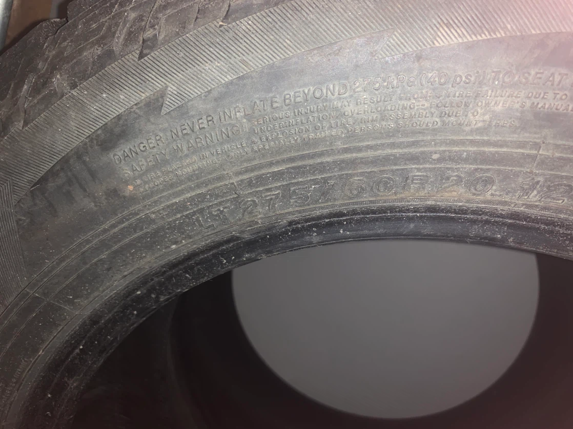Yokohama Geolandar A/T Tires LT275/60R20