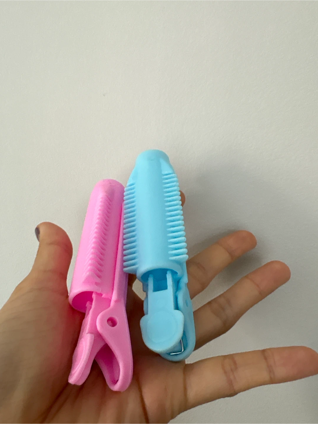 Hair Rollers Clips (Pink & Blue)