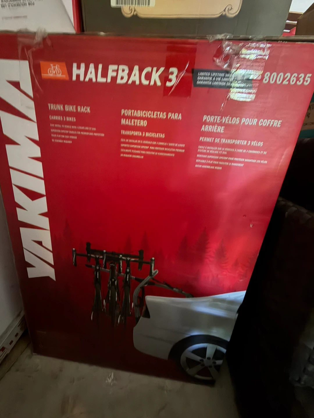 Yakima HalfBack 3 Trunk Bike Rack