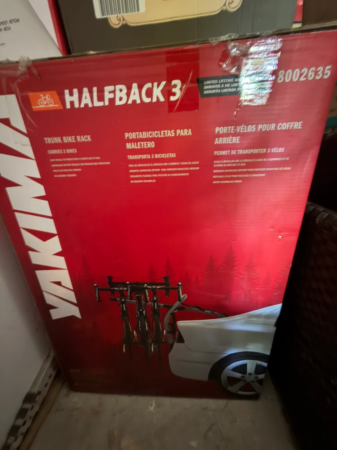 Yakima HalfBack 3 Trunk Bike Rack - photo 2