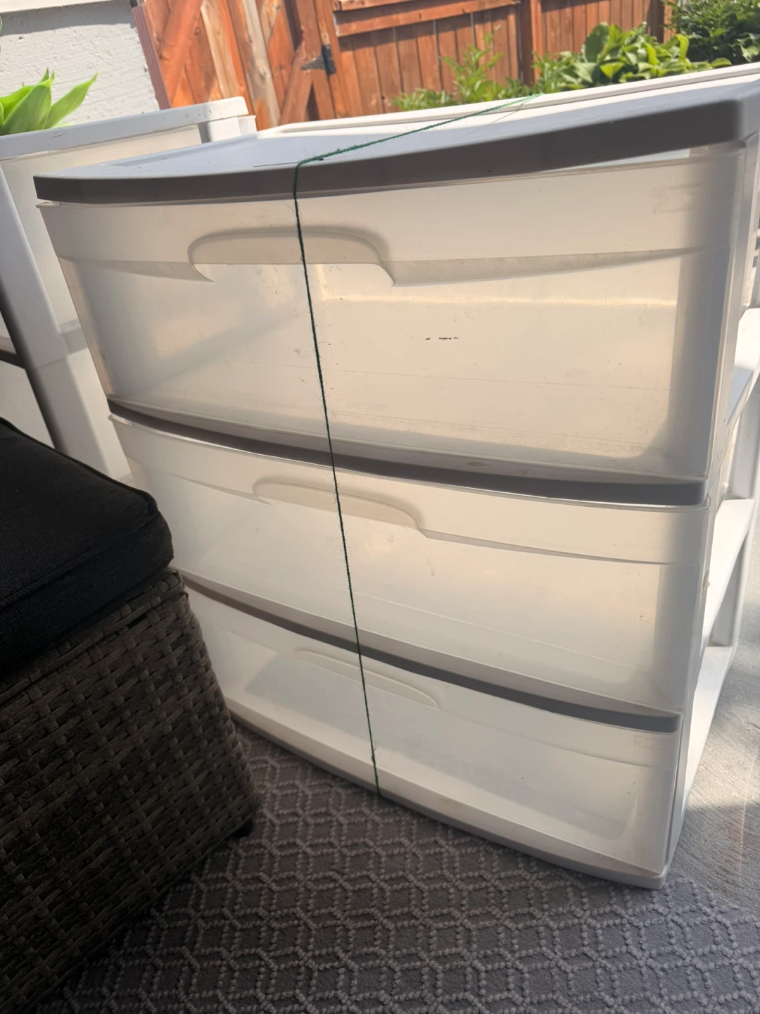 Two  3 Drawer Rolling Cart - photo 2