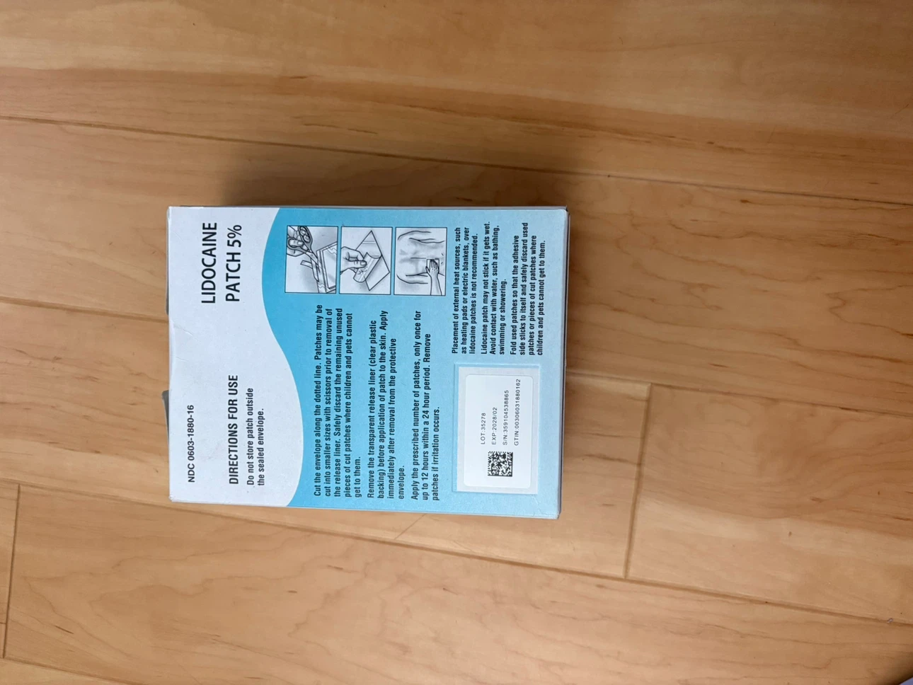 Lidocaine Patch 5% - 34 Patches - photo 2
