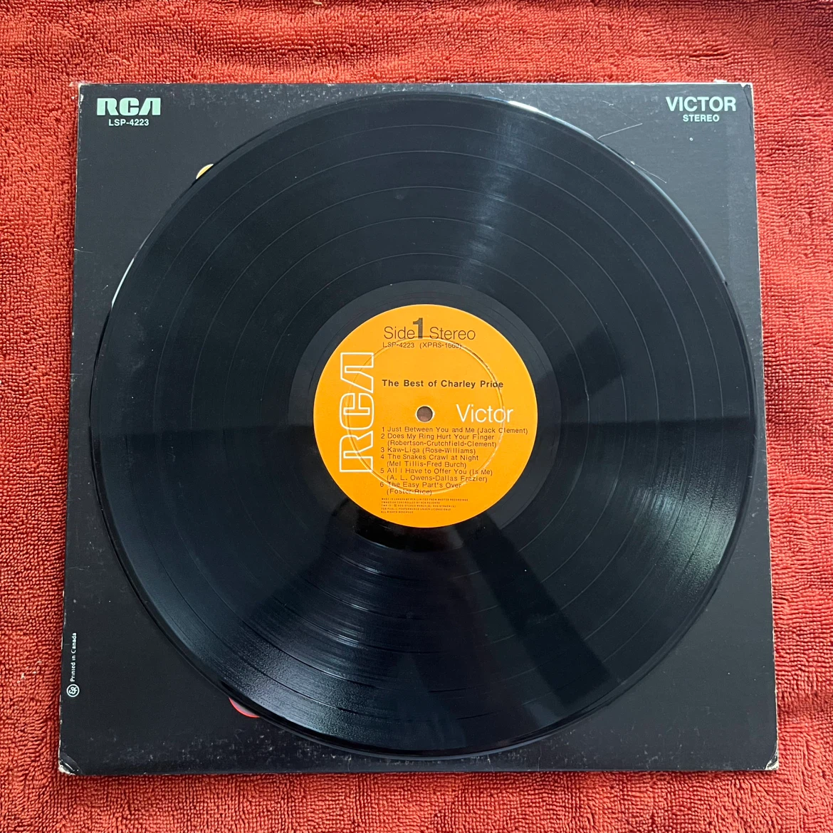The Best of Charley Pride Vinyl Record - photo 2