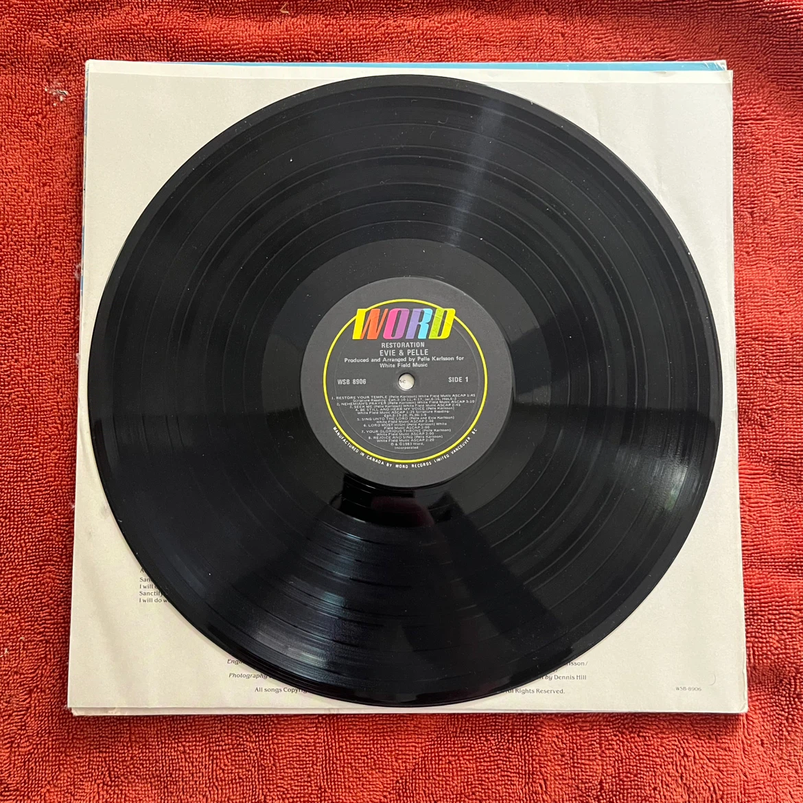 Evie & Pelle Karlsson "Restoration" Vinyl Record - photo 2