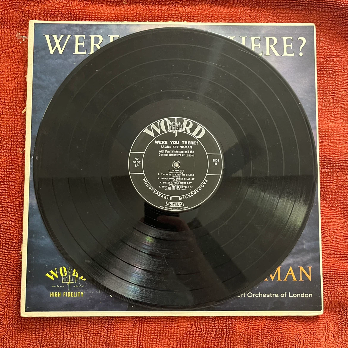 Fague Springman Were You There? Vinyl Record - photo 2
