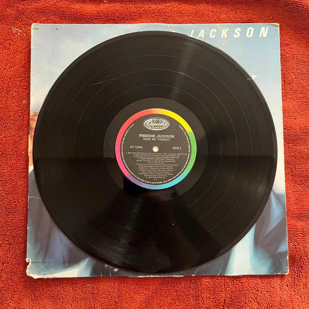 Freddie Jackson Rock Me Tonight Vinyl Record - photo 2