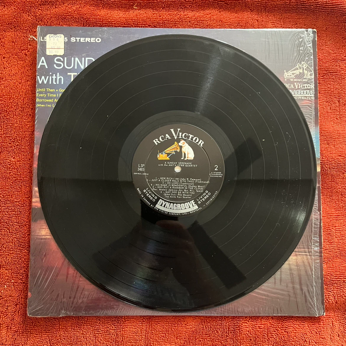 A Sunday Serenade with The Anita Kerr Quartet Vinyl Record - photo 2