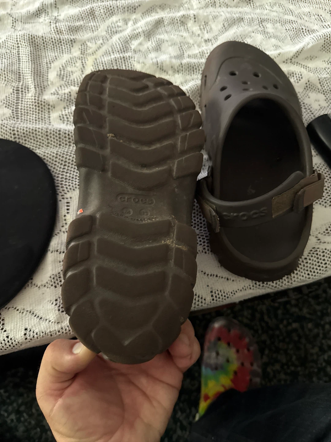 Crocs Brown Clogs Size 11 - photo 2
