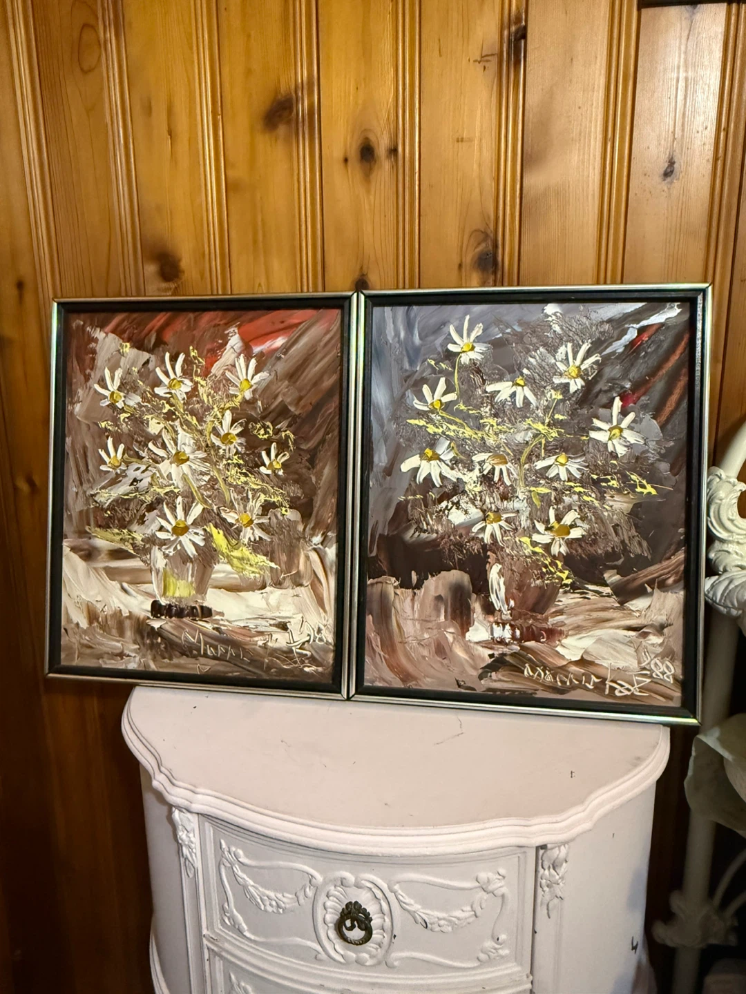 Framed Morris Katz paintings