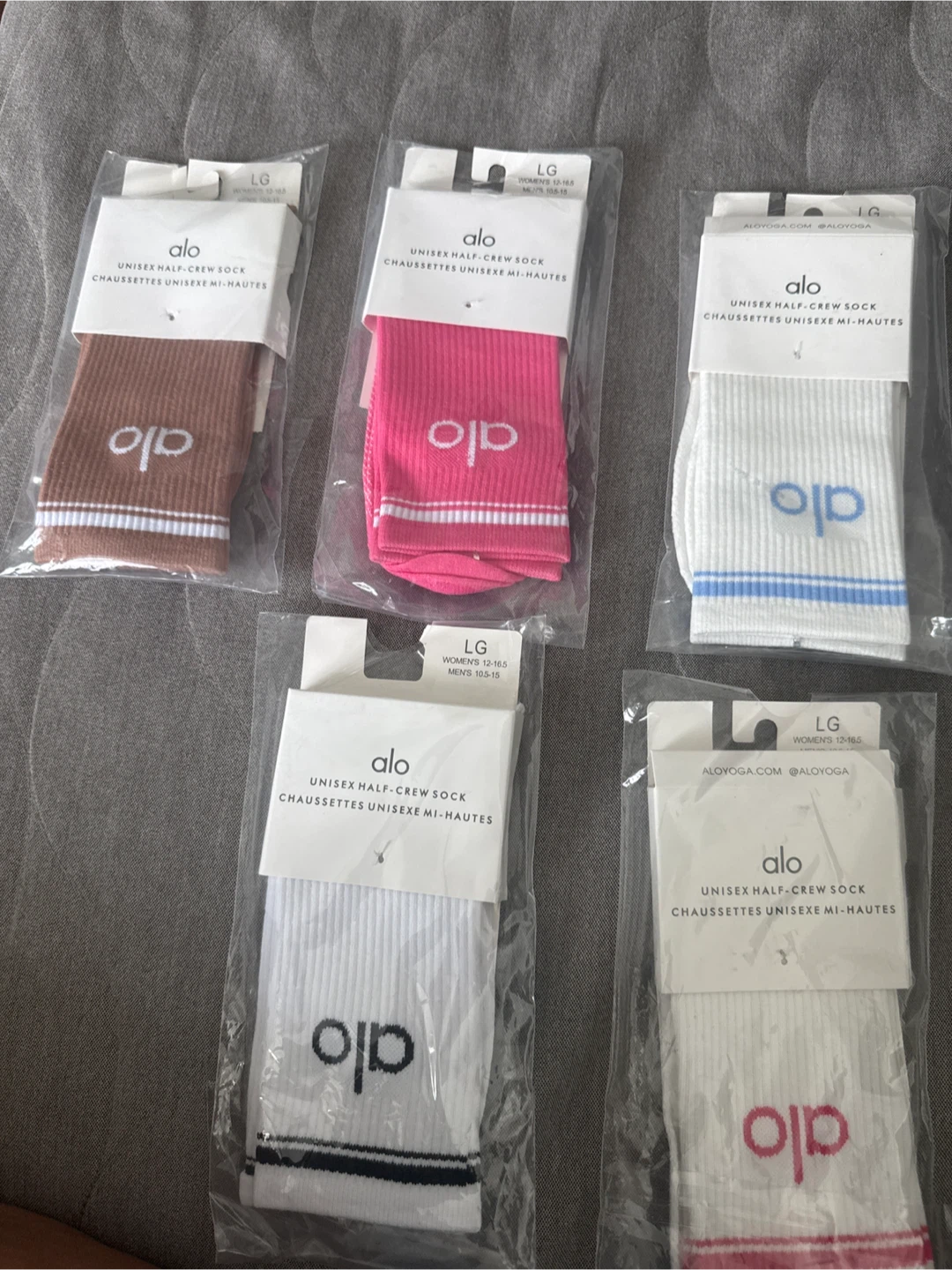 ALO Unisex Half-Crew Socks