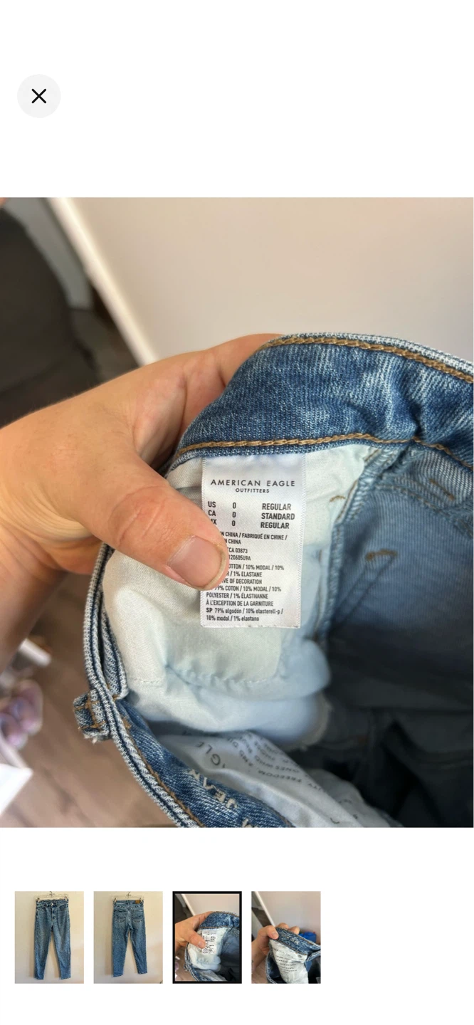 American Eagle Mom Jeans - Size 0 - photo 3