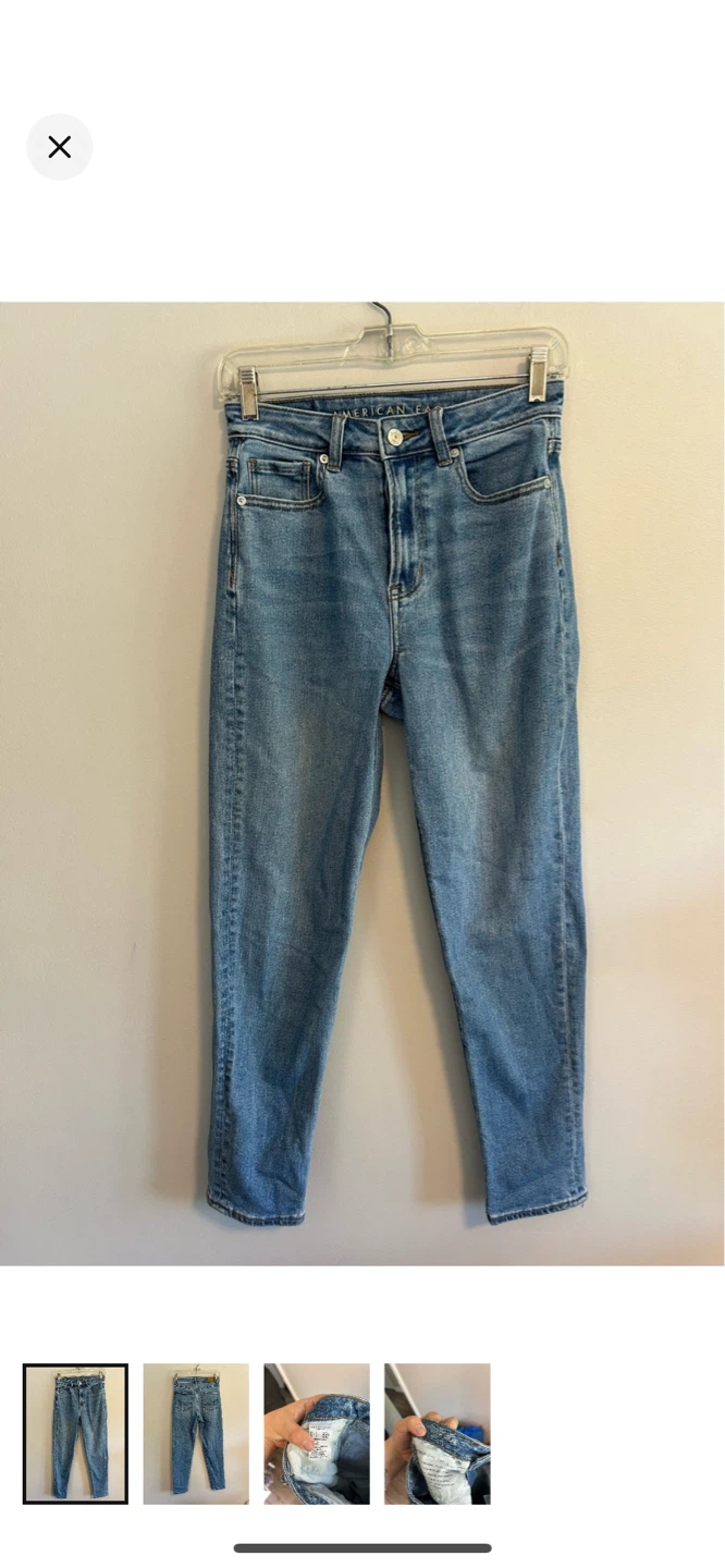 American Eagle Mom Jeans - Size 0
