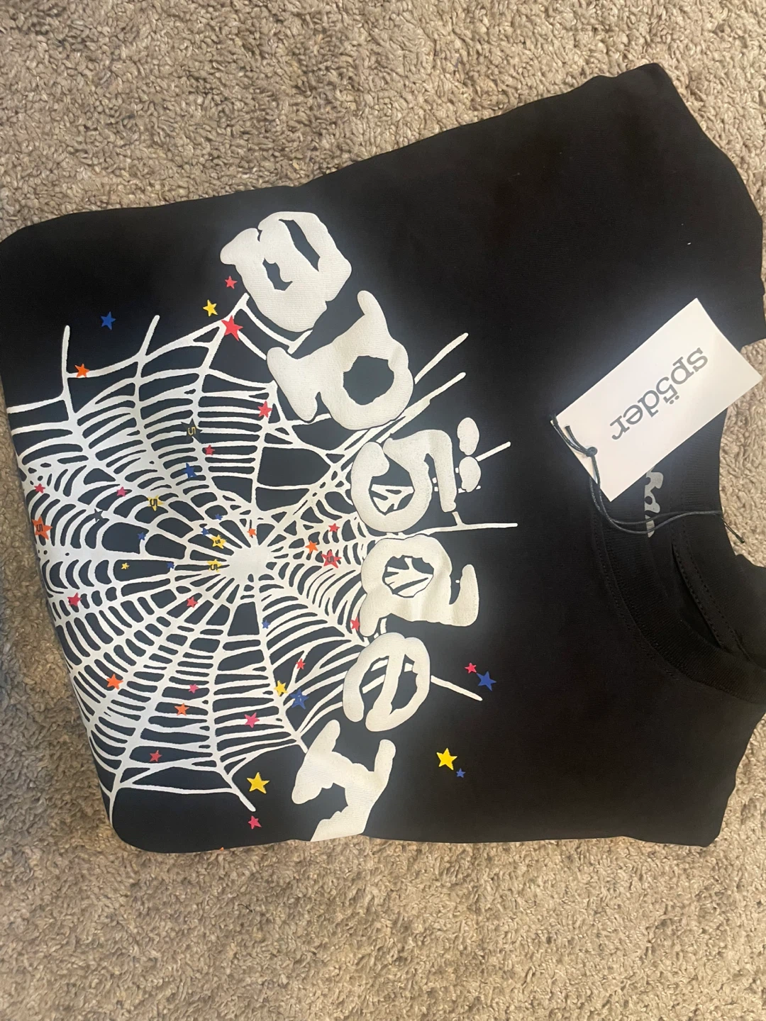 Sp5der T-Shirt Black Size M - photo 3