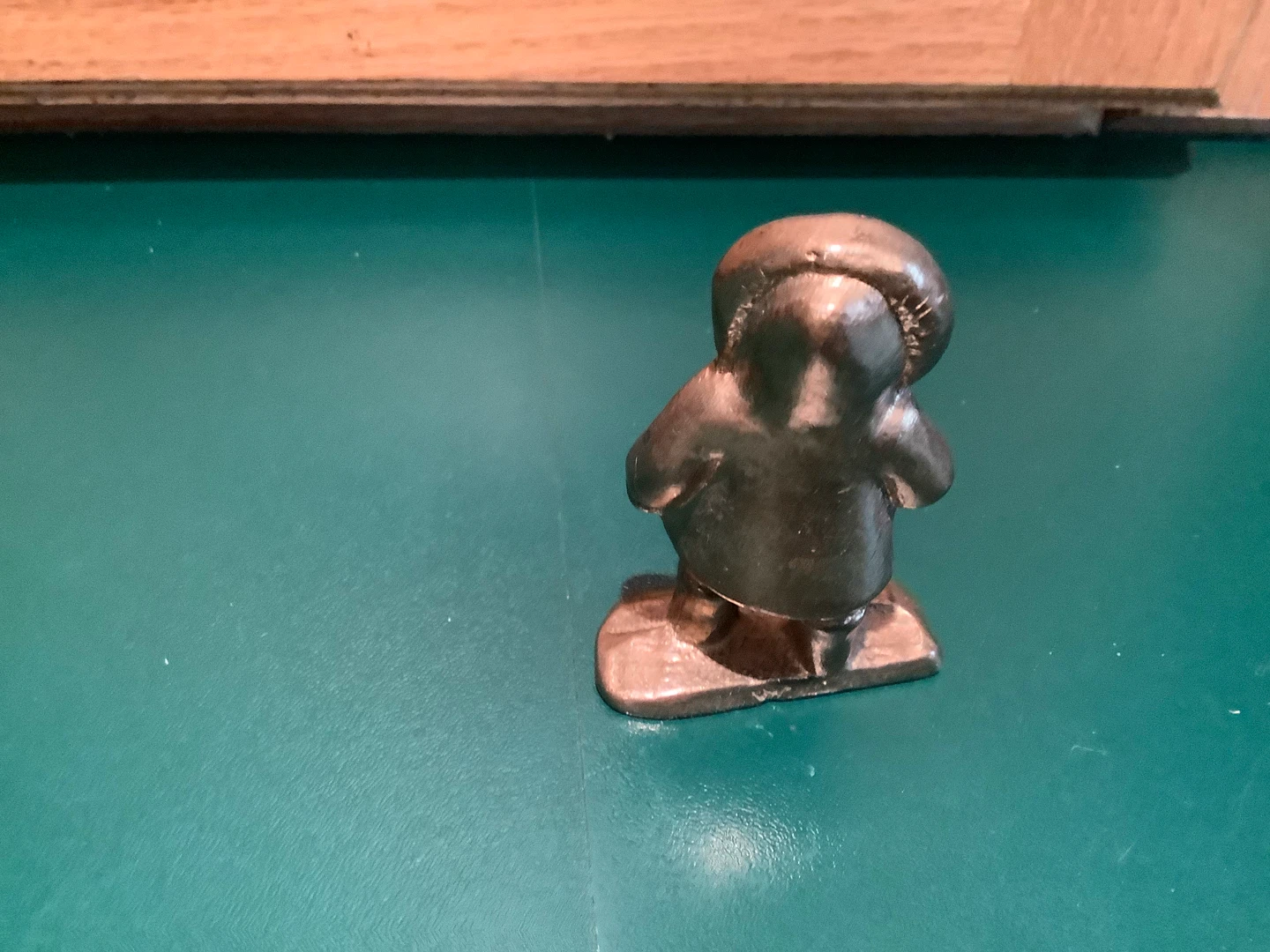 Vintage Solid Brass Inuit Figurine 🐞 - photo 3
