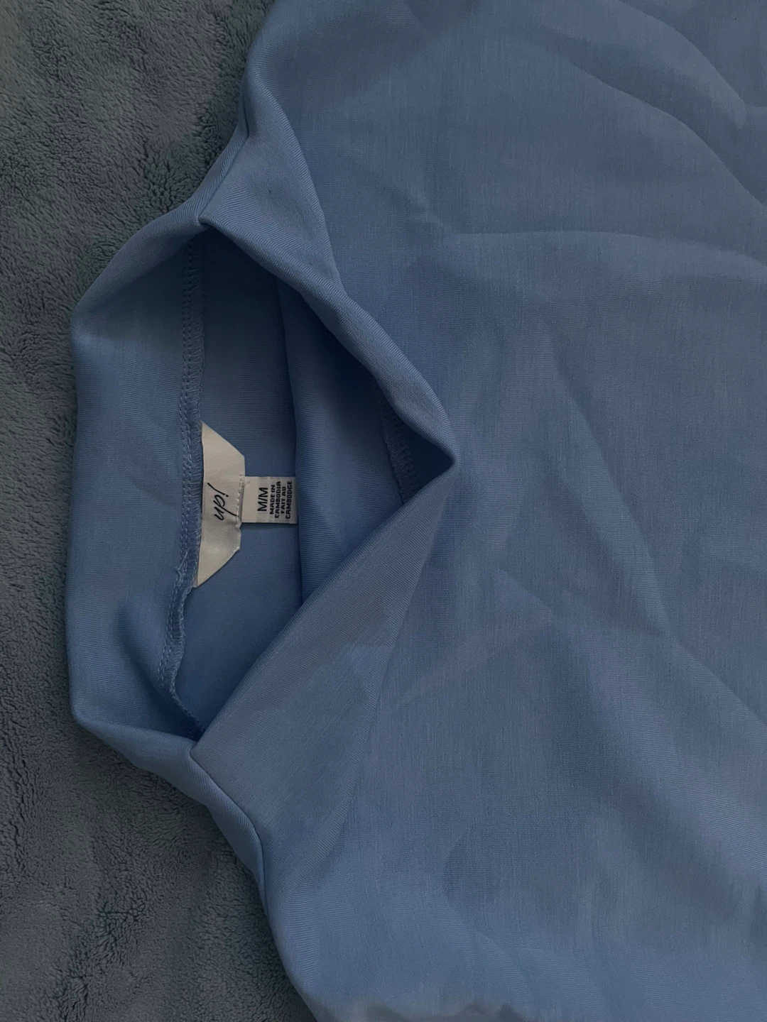 UP! Blue Long Sleeve Mock Neck Top - photo 2