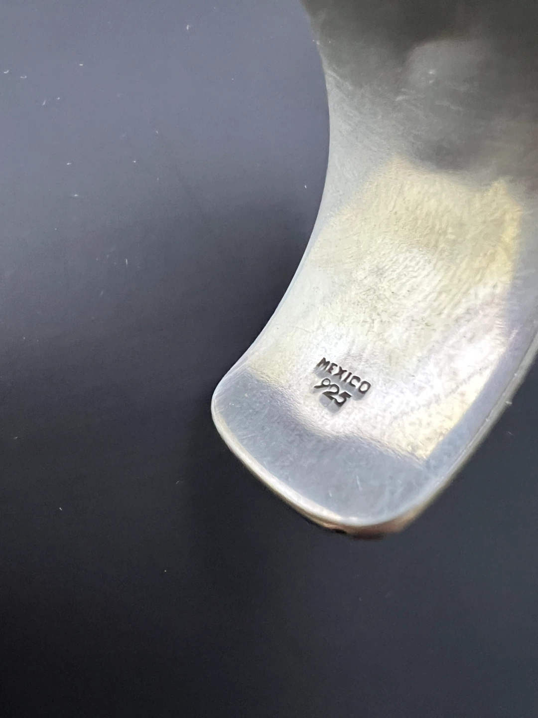 Vintage Mexican .925 Sterling Silver Cuff Bracelet - photo 4
