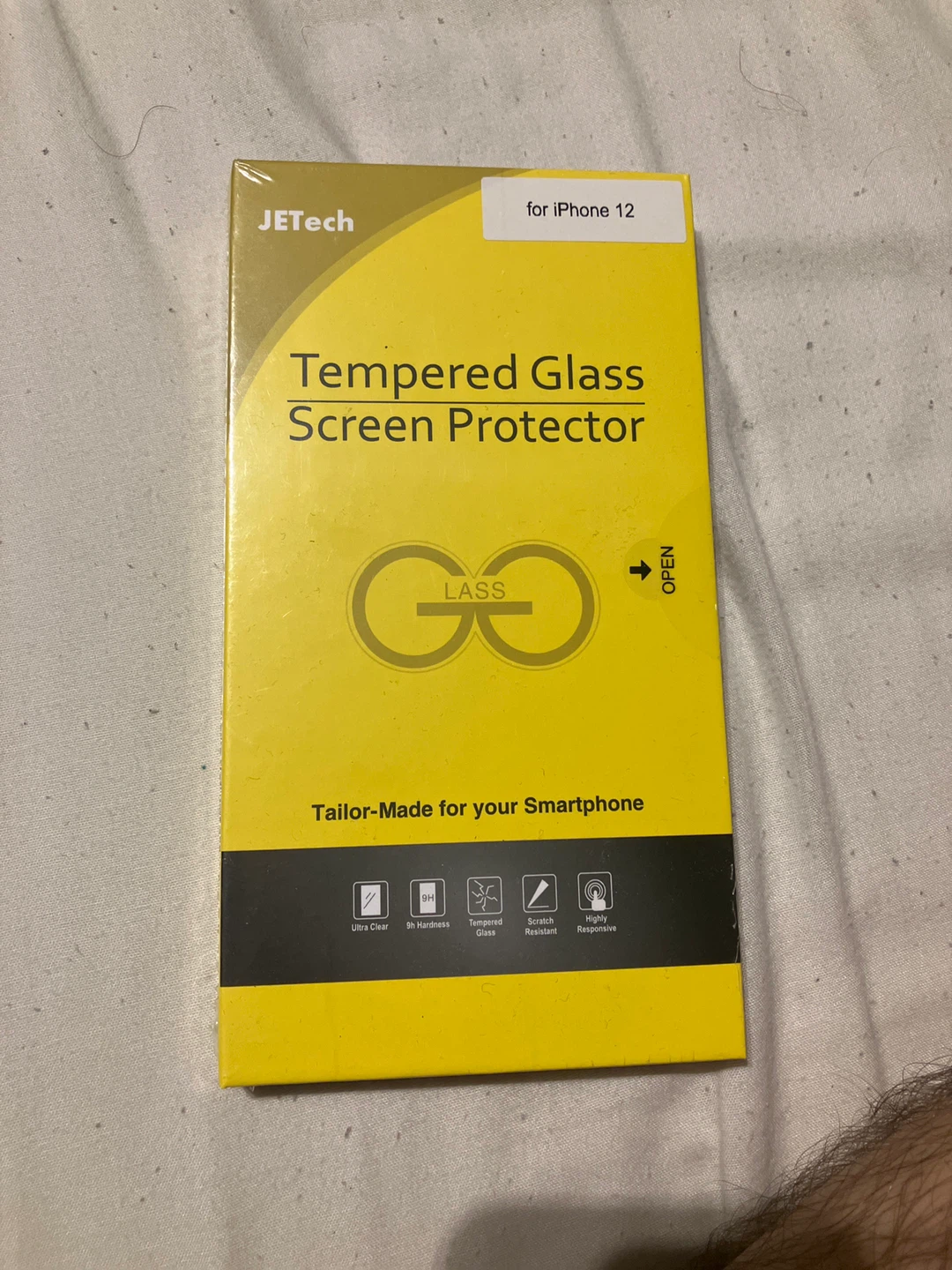 iPhone 12 tempered glass screen protector (unopened)