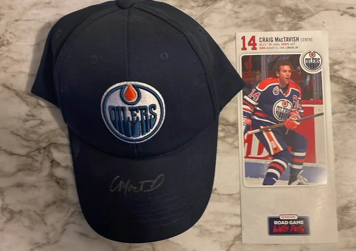 Edmonton Oilers Craig MacTavish Autographed Baseball Cap