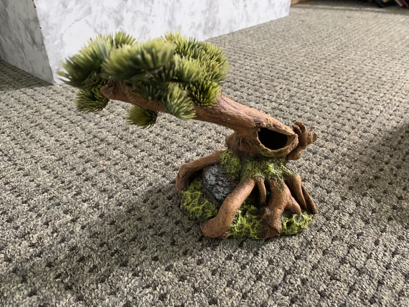 Artificial Bonsai Tree Aquarium Decoration