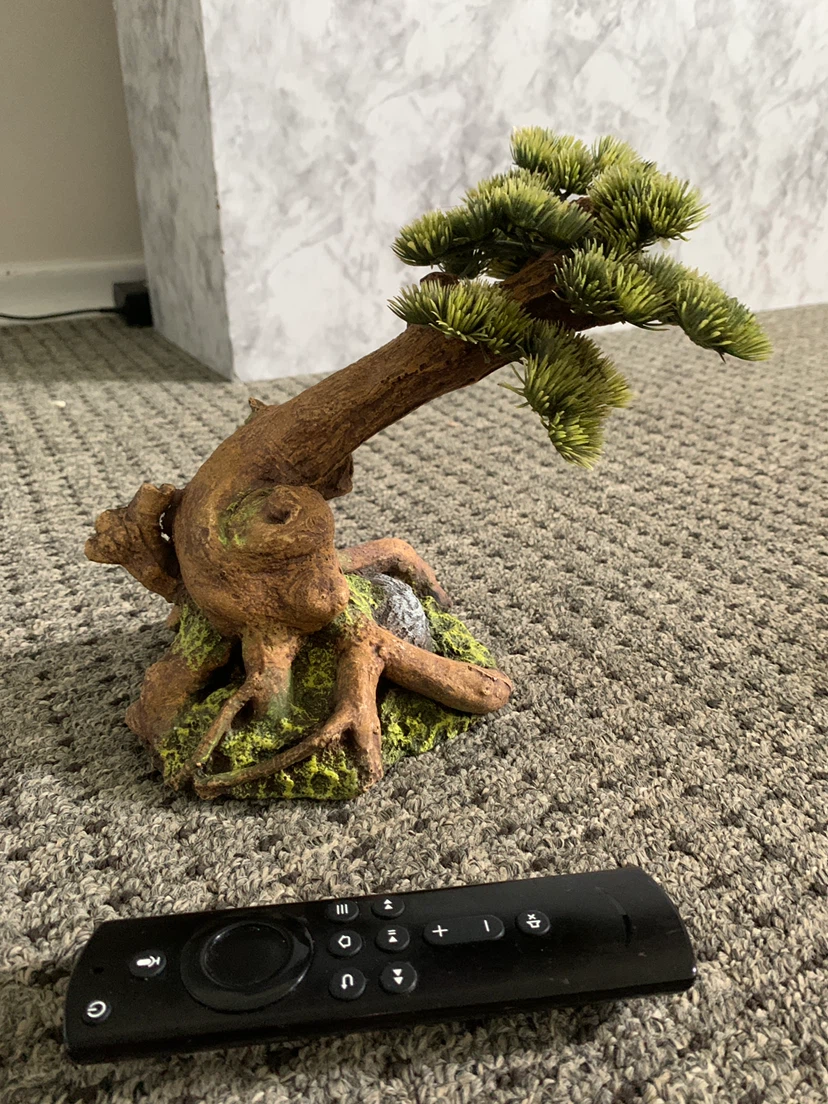 Artificial Bonsai Tree Aquarium Decoration - photo 2