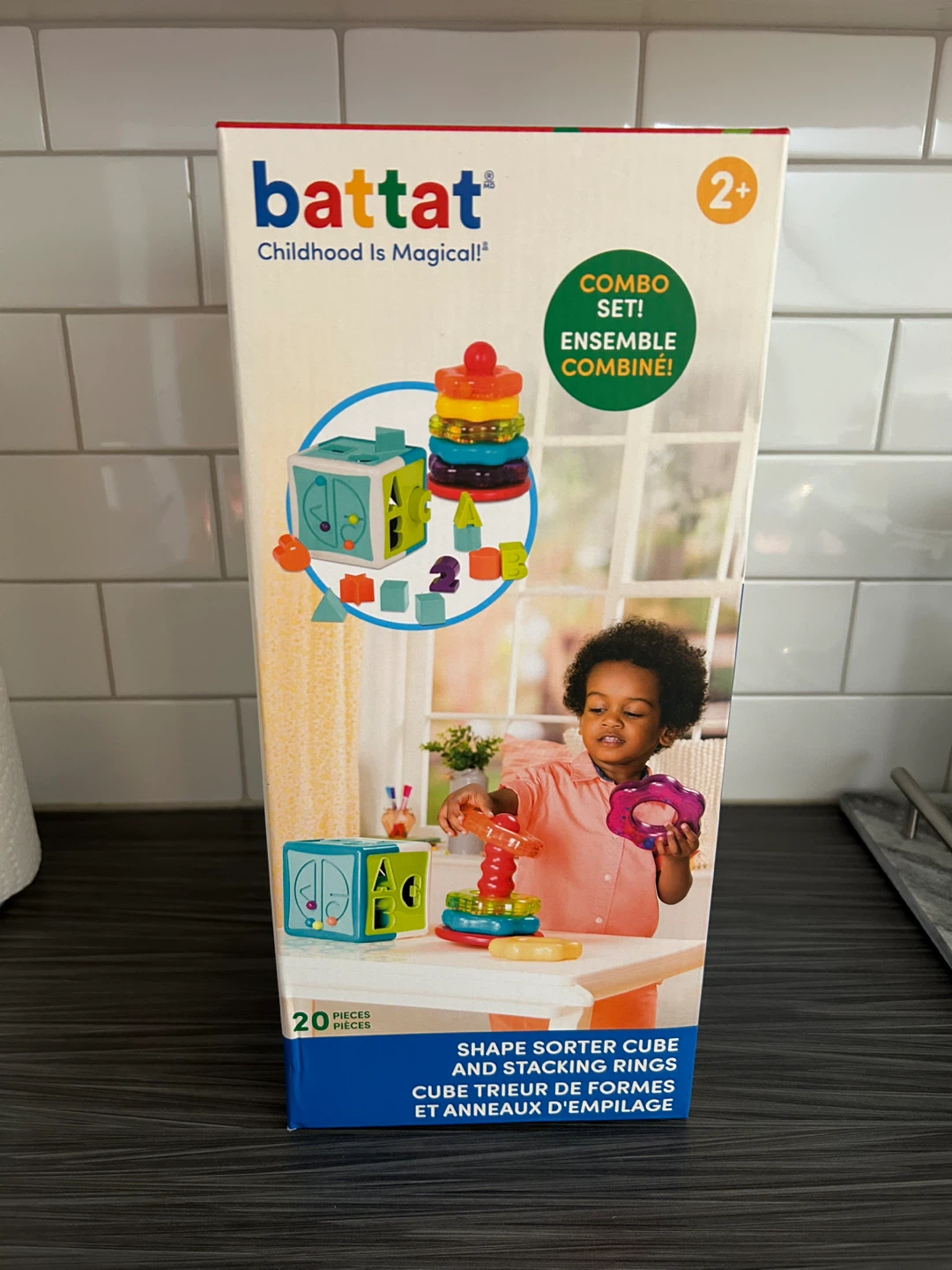 NEW! Shape Sorter Cube and Stacking Rings
