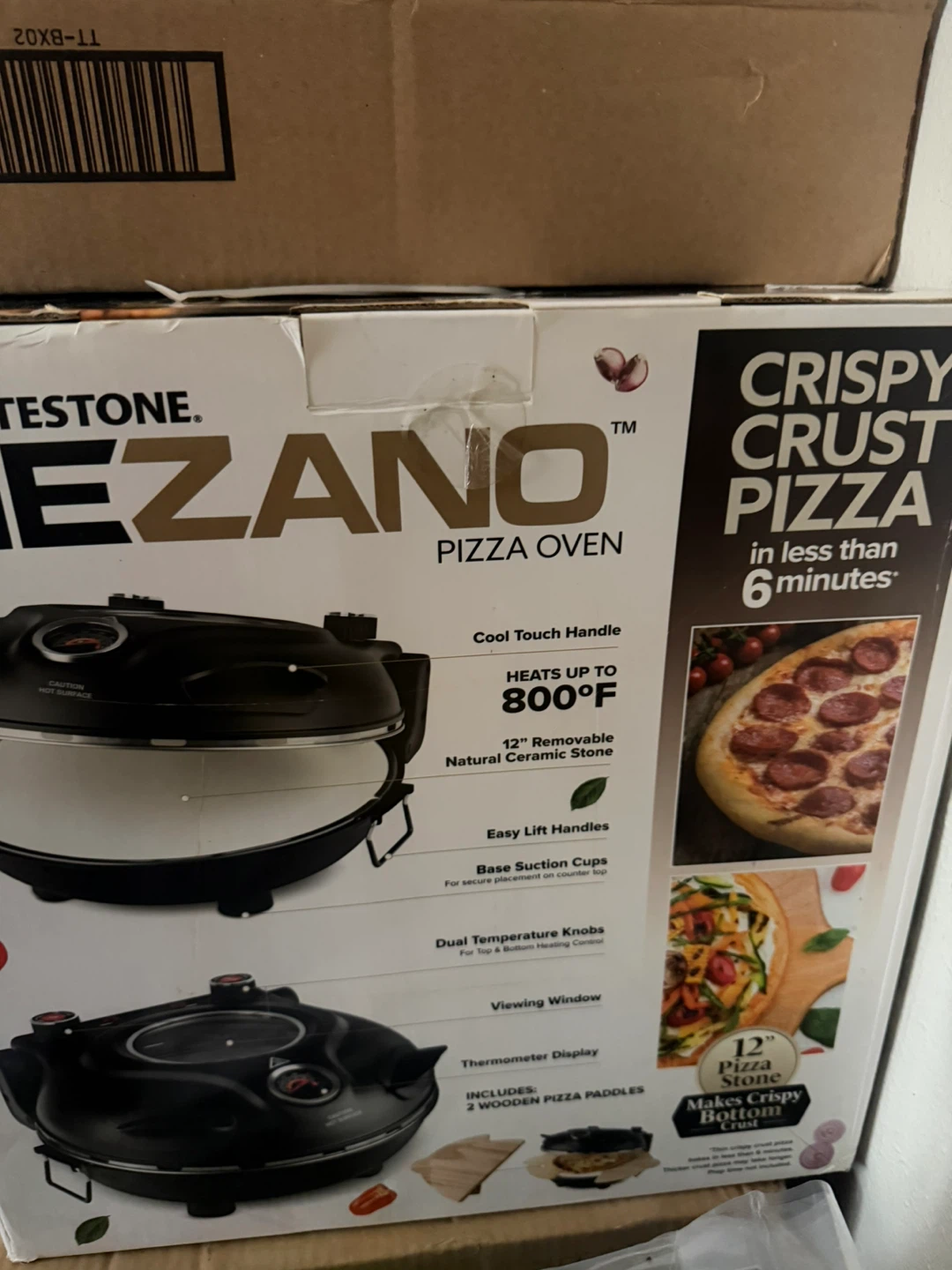 Pizano Pizza Oven with 12" Natural Ceramic Stone - photo 2