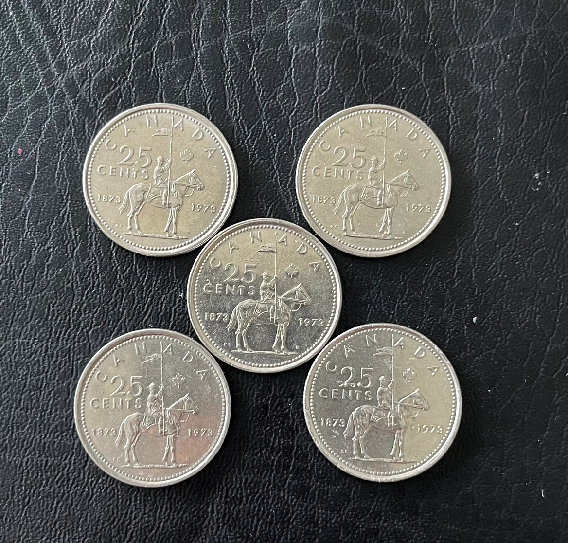 5 x  1873-1973 Police officers Celebrated Coins - photo 3