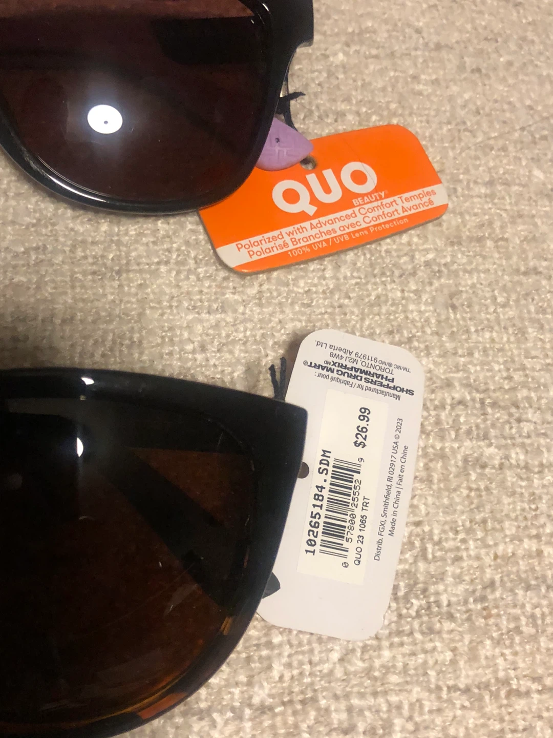 3 NEW QUO Beauty Polarized Sunglasses - photo 2