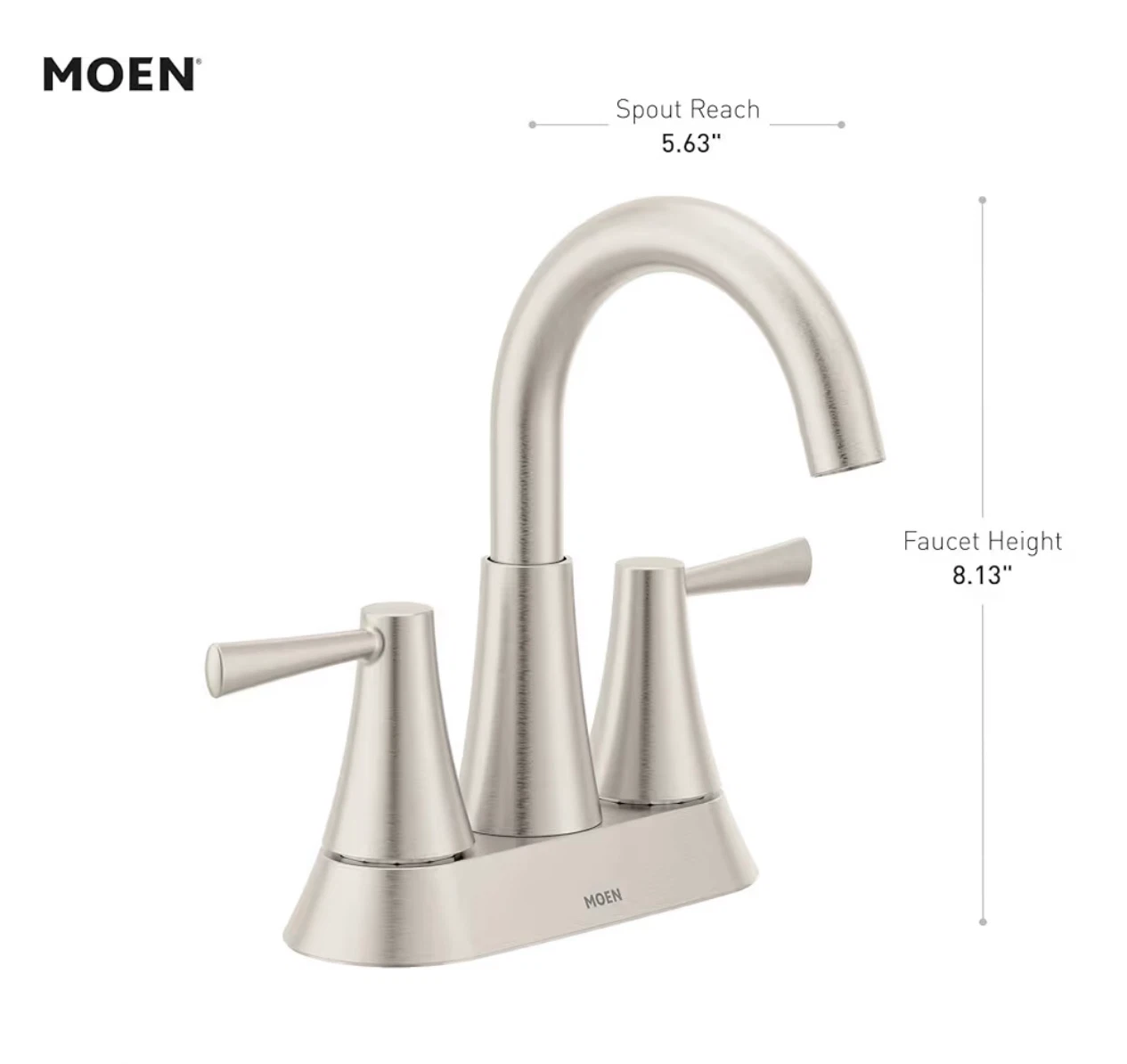 Moen Bathroom Faucet - Brushed Nickel - photo 3