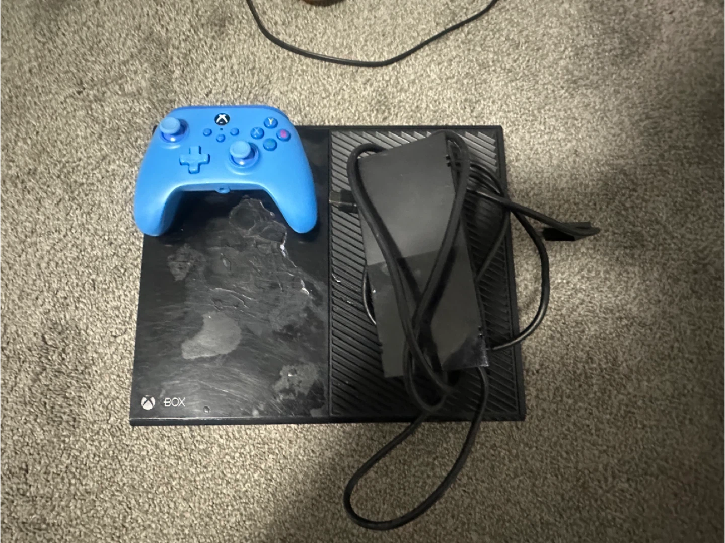 Xbox One Console with Blue Controller