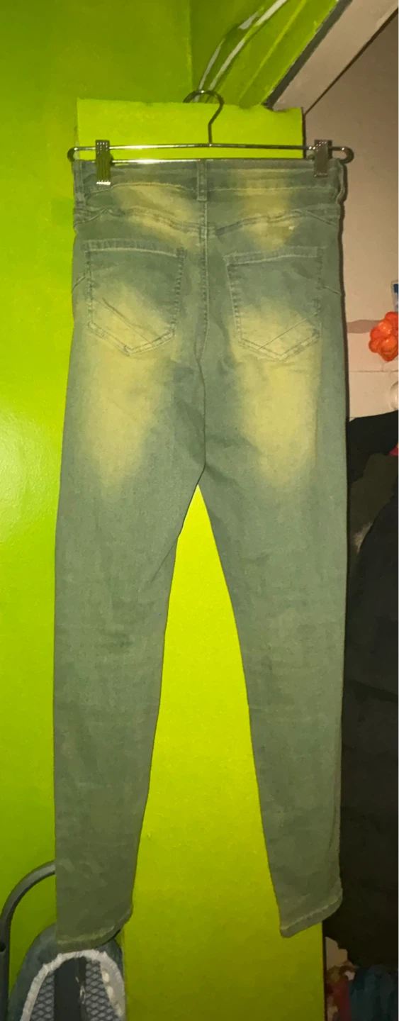 Fashion Nova Green Jeans Size 7 - photo 4
