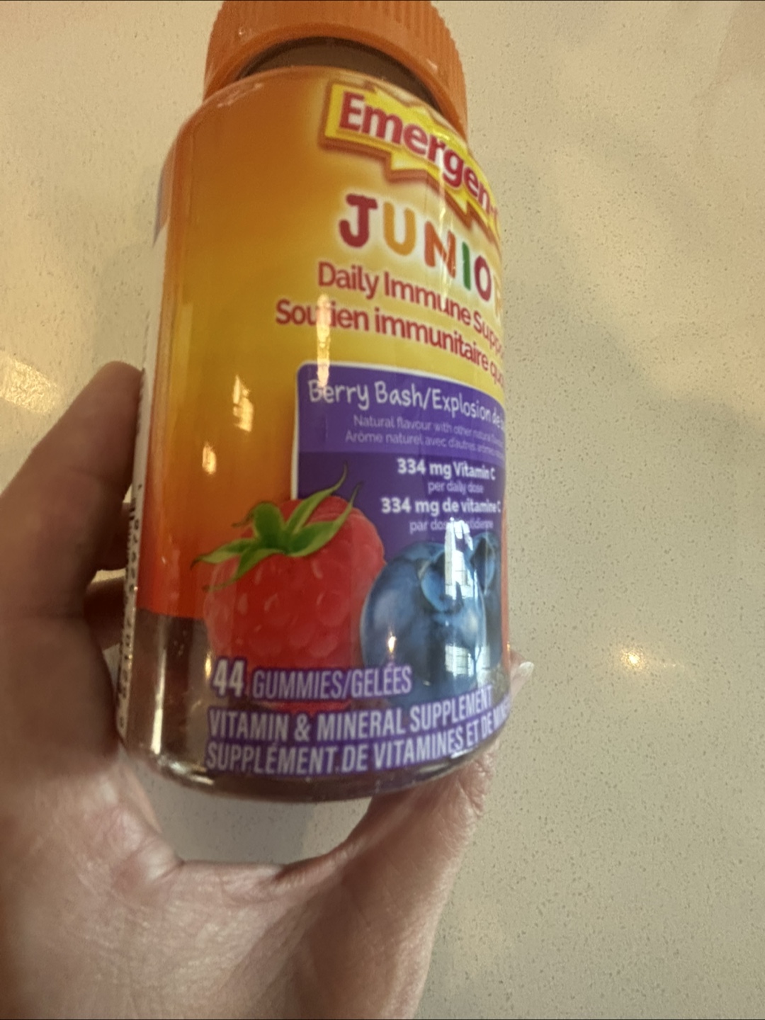 Emergen-C Junior Vitamin C Gummies, Berry Bash, 44 Count - photo 2