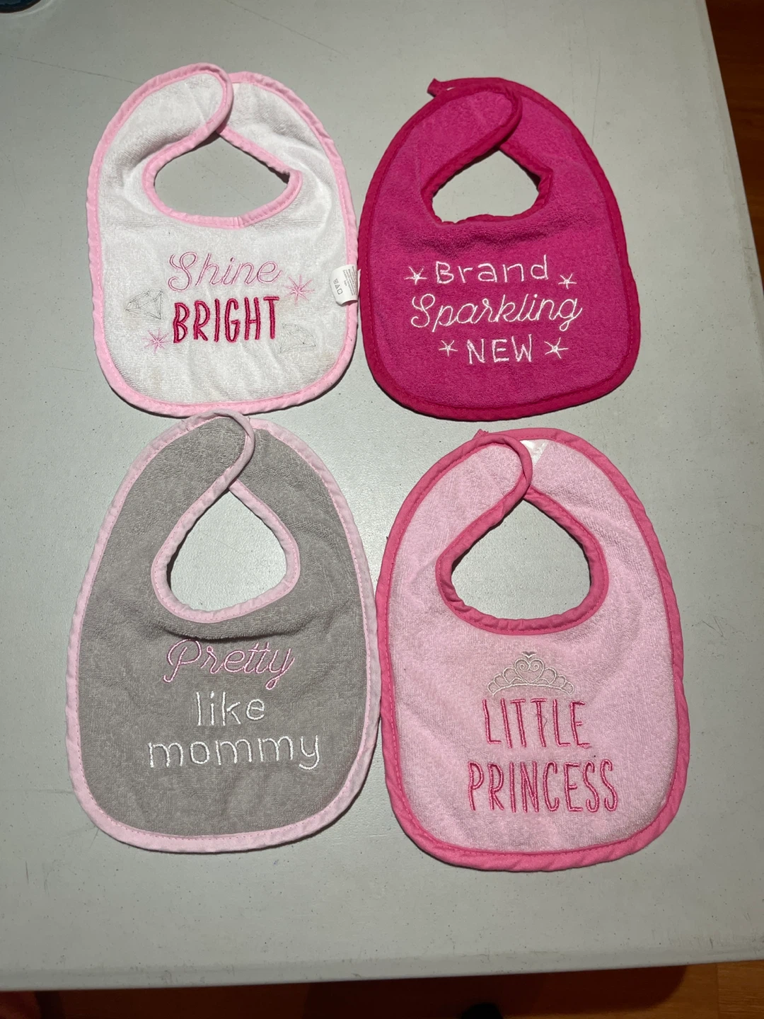 Baby Girl Bibs - Set of 12 - photo 2
