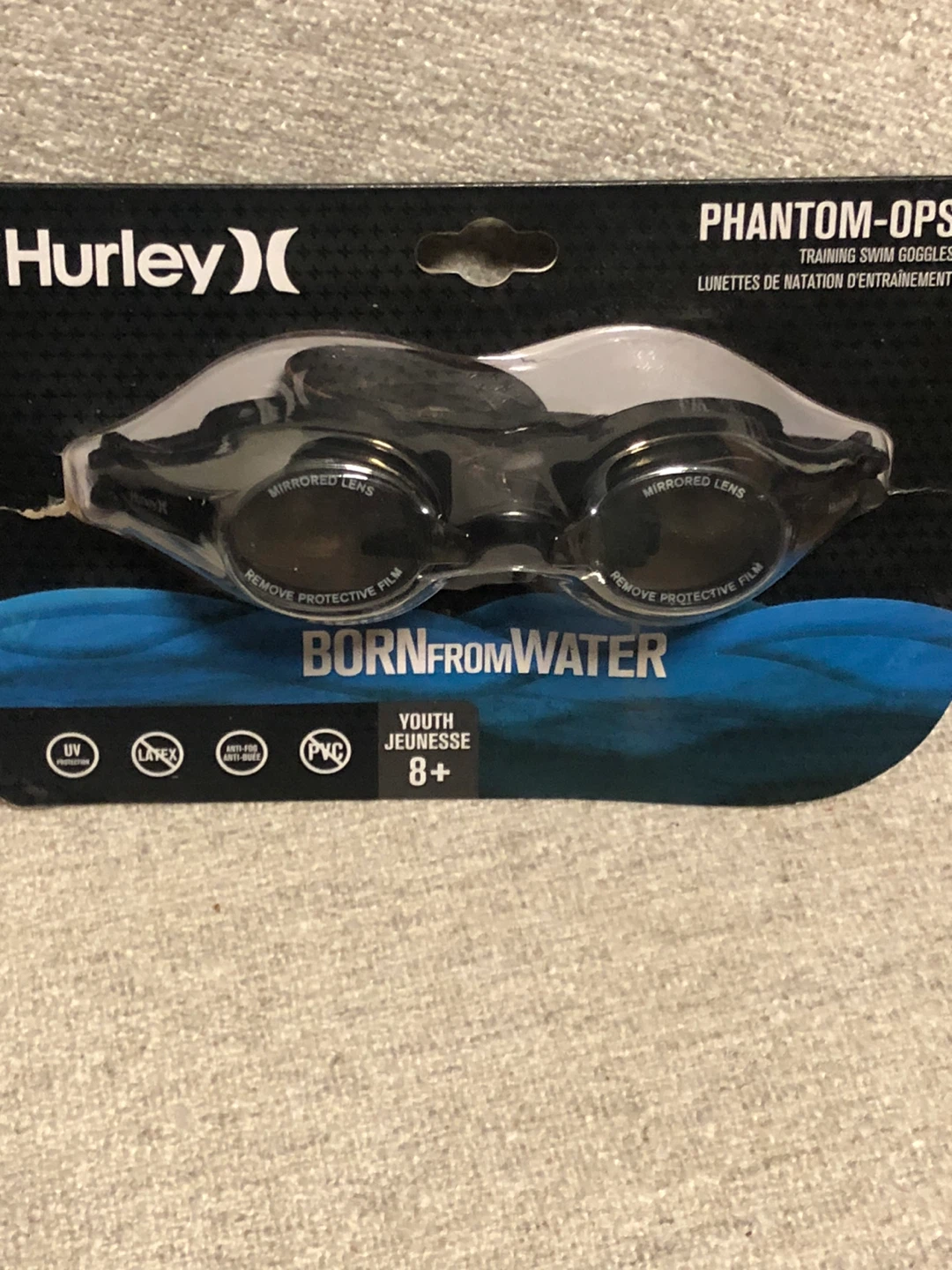 NEW Hurley Phantom-Ops Youth Training Swim Goggles - photo 2