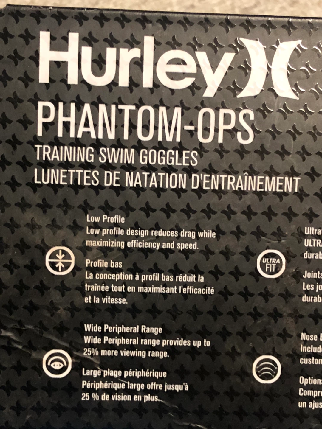 NEW Hurley Phantom-Ops Youth Training Swim Goggles - photo 3