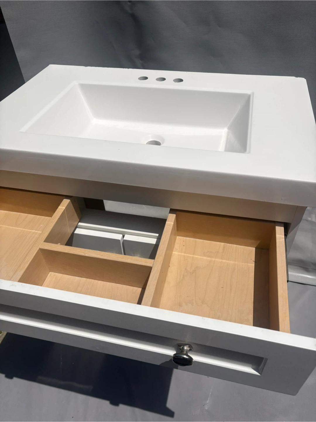 WoodCrafters Everdean Vanity 30in White - photo 4