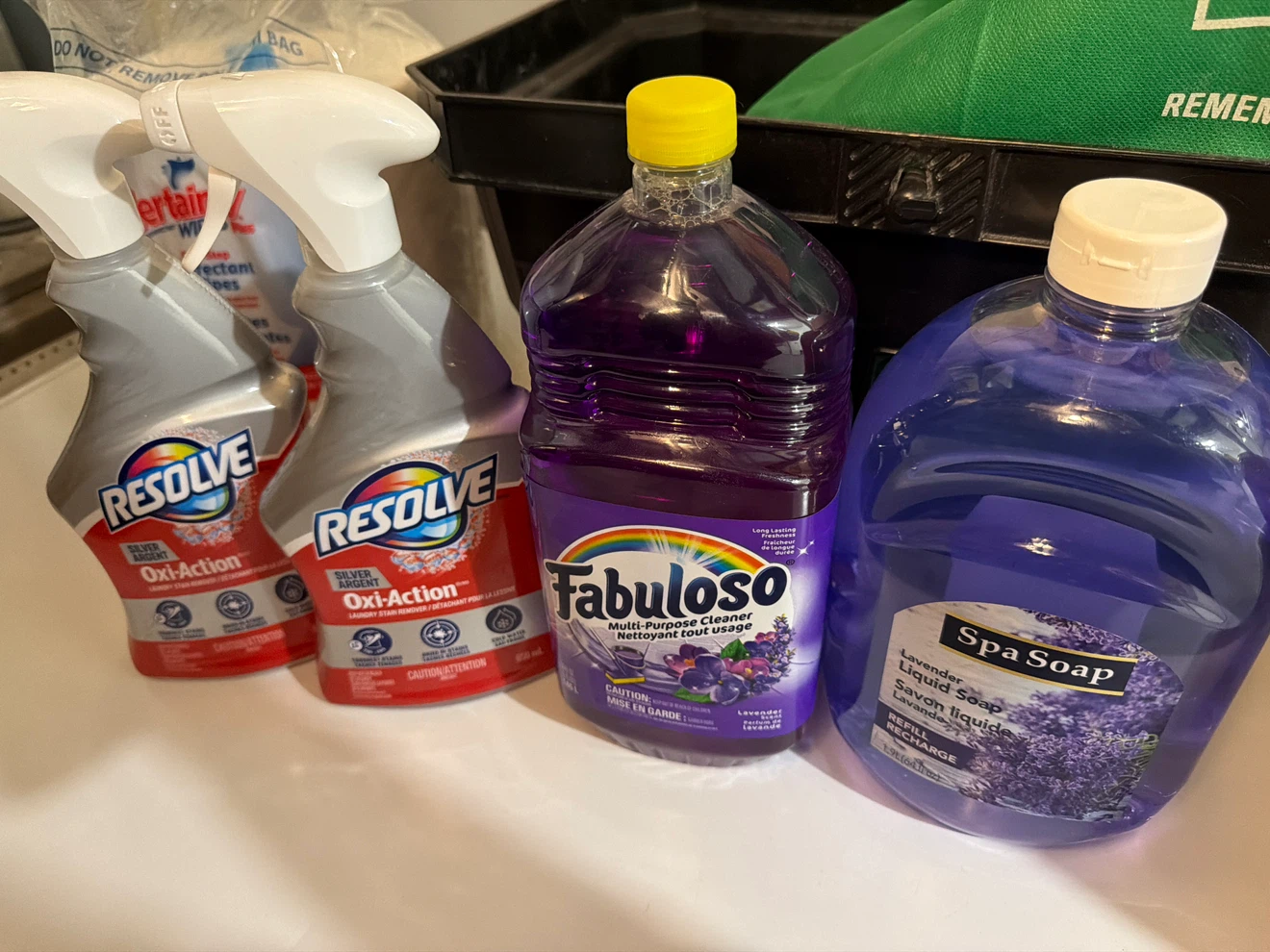 Resolve Oxi-Action and Fabuloso Multi-Purpose Cleaner Bundle