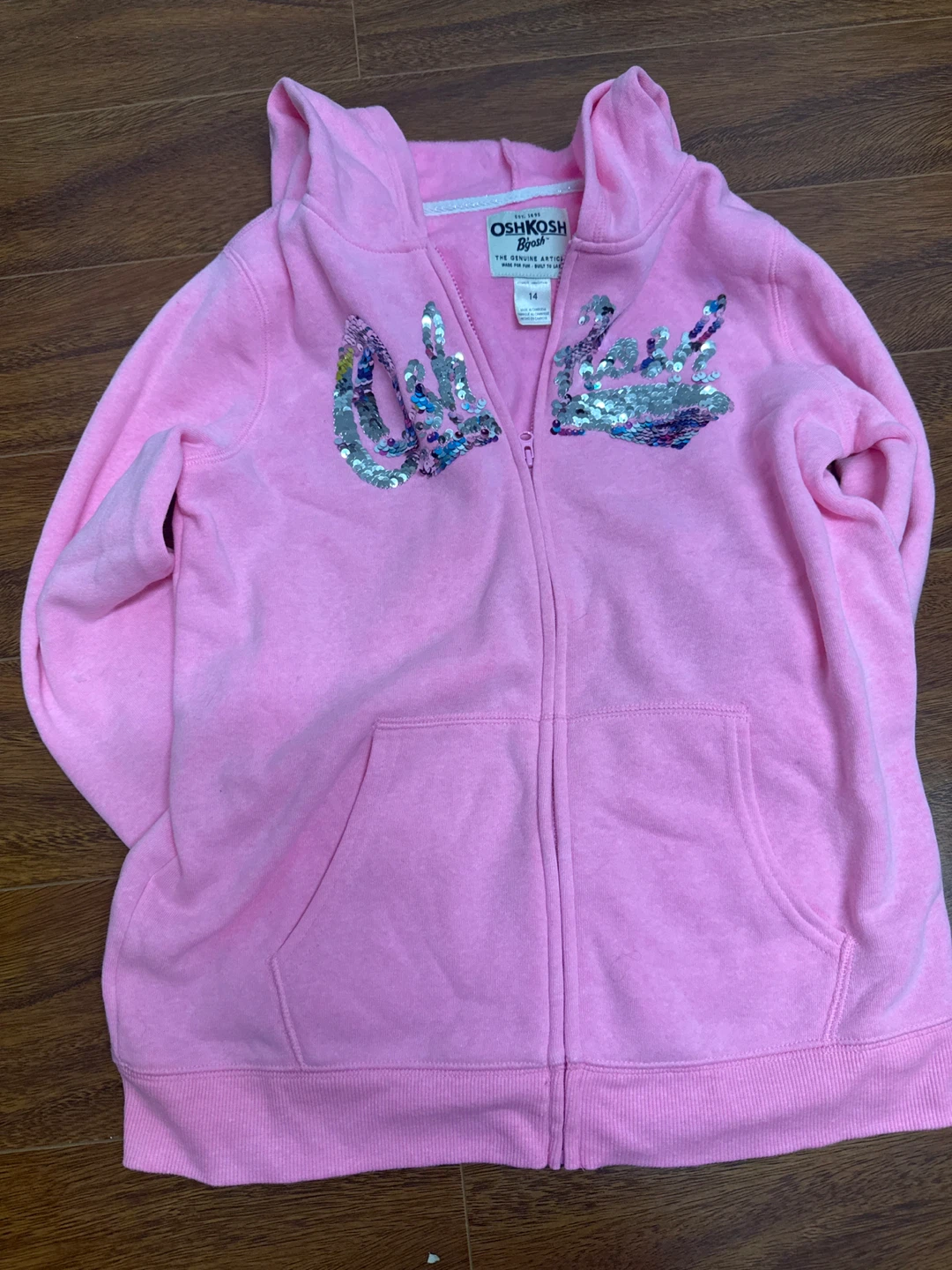 OshKosh B'gosh Pink Sequin Hoodie